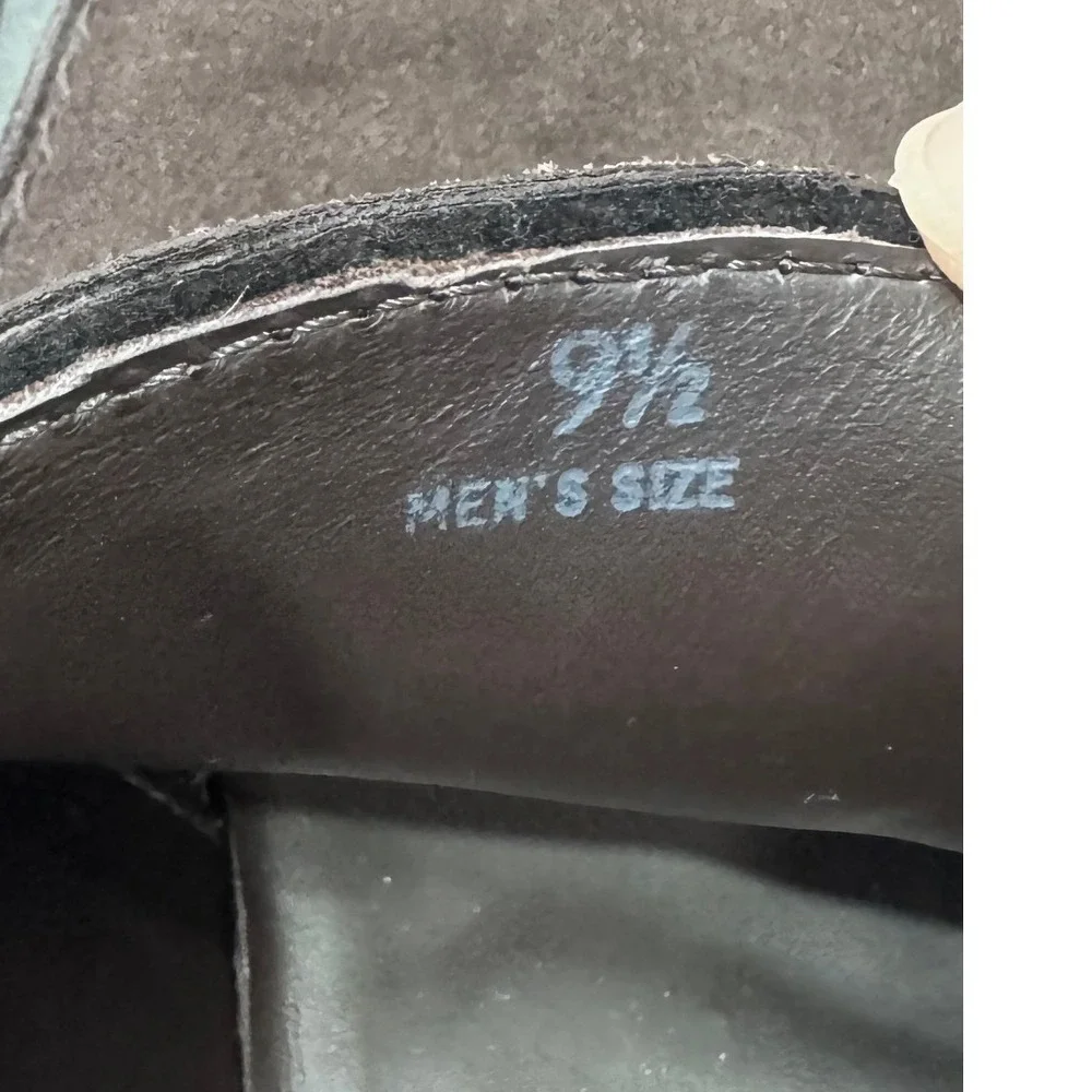 Tod's Mens Brown Suede Penny Loafers Gommino Made in Italy 9.5